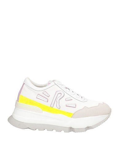 RUCOLINE Sneakers Weiß Leder, Gewebefasern, Andere Fasern