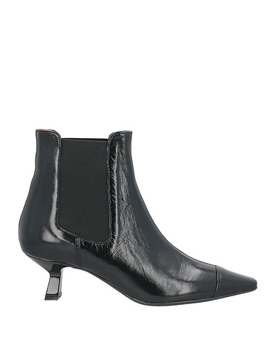 J.A.P. JOSE ANTONIO PEREIRA Stiefelette Schwarz Leder