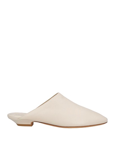 KHAITE Mules and clogs Ivory Leather