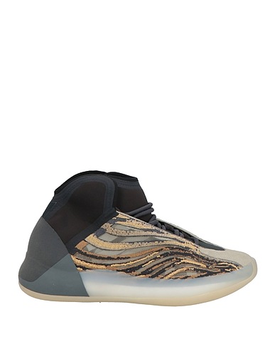 ADIDAS x YEEZY Sneakers Light grey Textile fibres, Leather