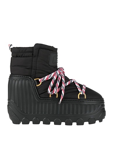 THOM BROWNE Ankle boot Black Technical fibres, Rubber
