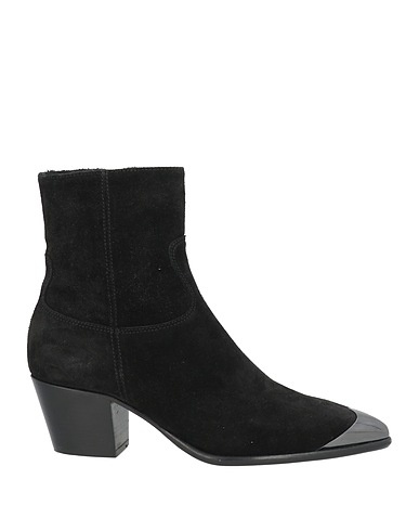 ANNA F. Ankle boot Black Leather
