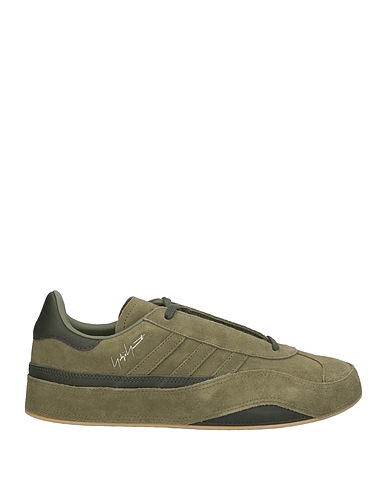 Y-3 Sneakers Military green Leather