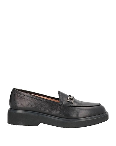 UNISA Loafers Black Leather