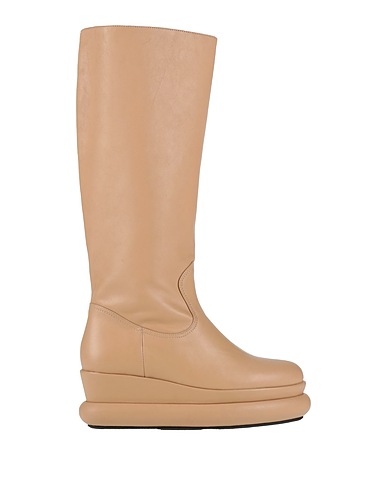 PALOMA BARCELÓ Boots Beige Leather