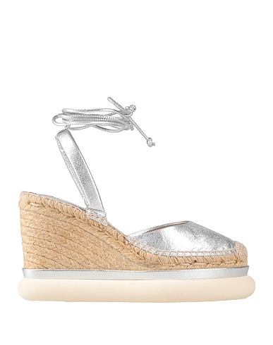 PALOMA BARCELÓ Espadrillas Argento Pelle