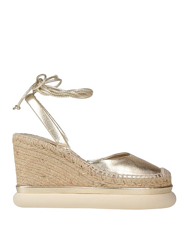 PALOMA BARCELÓ Espadrilles Platinum Leather
