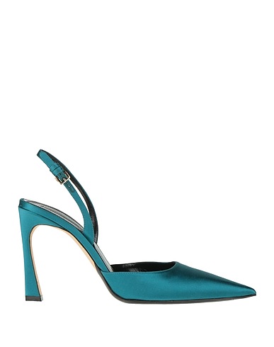 VICTORIA BECKHAM Court Deep teal Textile fibres