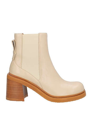 SEE BY CHLOÉ Ankle boot Beige Leather