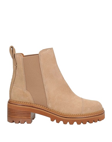 SEE BY CHLOÉ Ankle boot Beige Calfskin