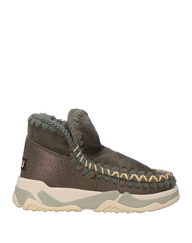 MOU Stivaletti Verde militare Pelle