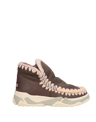 MOU Ankle boot Chocolate brown Leather