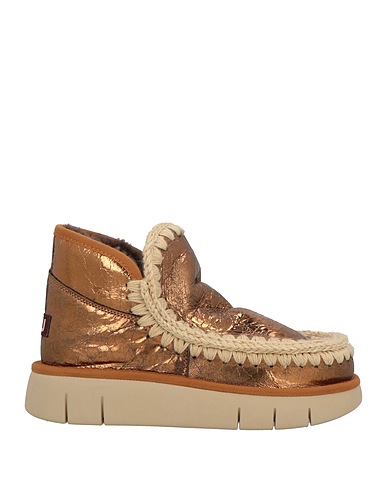 MOU Ankle boot Bronze Leather