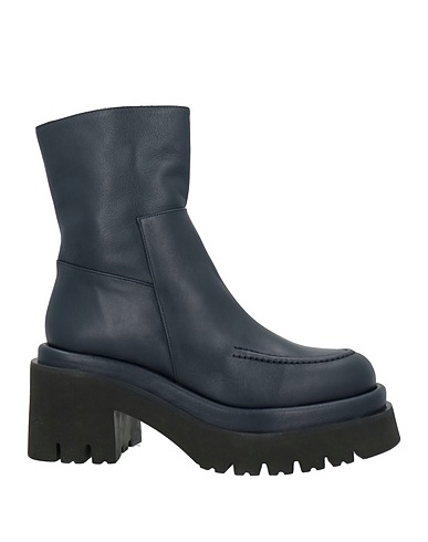 PALOMA BARCELÓ Ankle boot Midnight blue Leather