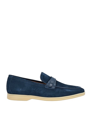 GIOVANNI CONTI Loafers Navy Leather