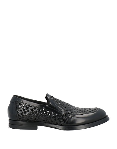 GIOVANNI CONTI Loafers Black Calfskin