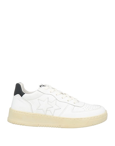 2STAR Sneakers White Leather