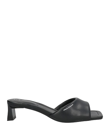ARMANI EXCHANGE Sandals Black Textile fibres
