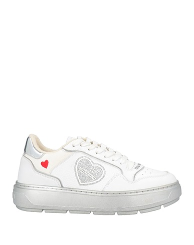 LOVE MOSCHINO Sneakers Weiß Leder