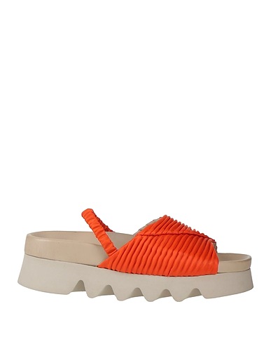 PATRIZIA BONFANTI Sandals Orange Textile fibres