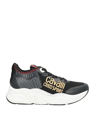 CAVALLI CLASS Sneakers SPORT Black Textile fibres