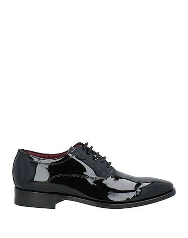 ORTIGNI Laced shoes Black Leather