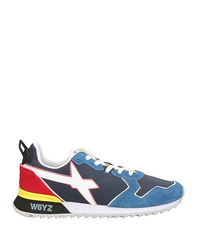 W6YZ Sneakers Midnight blue Leather, Nylon