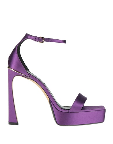 VICTORIA BECKHAM Sandals Purple Textile fibres
