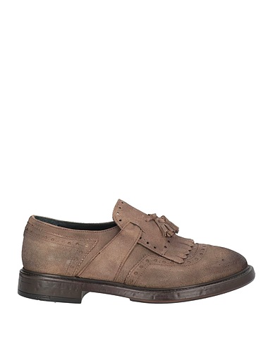 ARNOLD LAYNE Loafers Khaki Leather