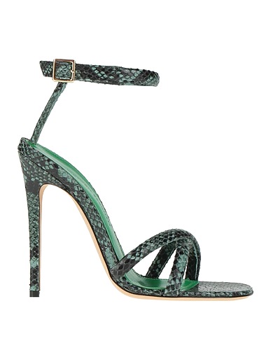 VICTORIA BECKHAM Sandals Green Goat skin