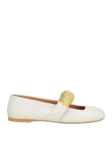 JW ANDERSON Ballet flats Off white Lambskin