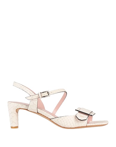 DEL CARLO Sandals Off white Leather