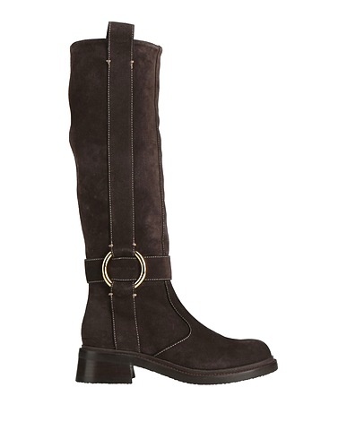 SEE BY CHLOÉ Boots Dark brown Leather