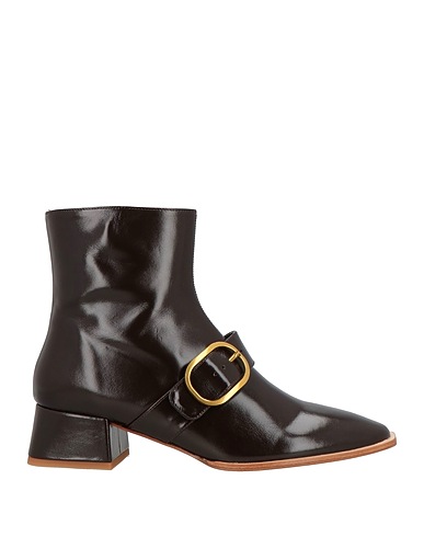 PALOMA BARCELÓ Ankle boot Dark brown Leather