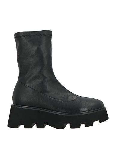 UMA PARKER Ankle boot Black Textile fibres