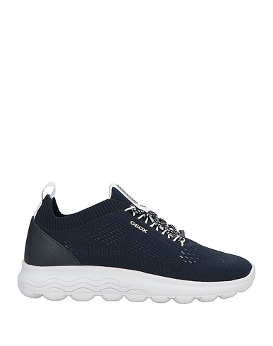 GEOX Sneakers Nachtblau Gewebefasern, Leder