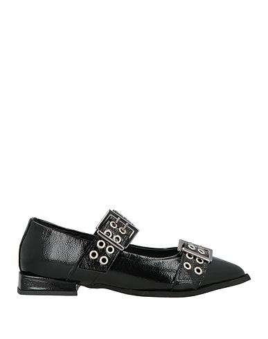 DIVINE FOLLIE Footwear Black Leather