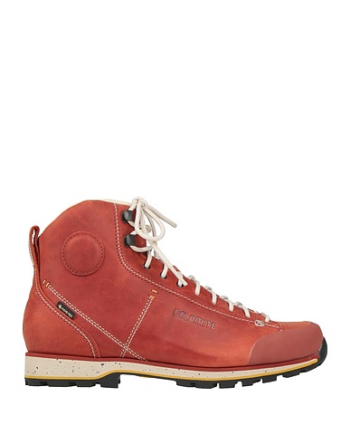 DOLOMITE Stiefelette Ziegelrot Leder, Gewebefasern