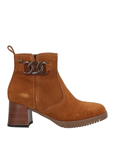 VALLEVERDE Ankle boot Light brown Leather