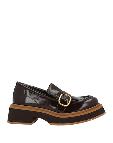 PALOMA BARCELÓ Loafers Chocolate brown Leather