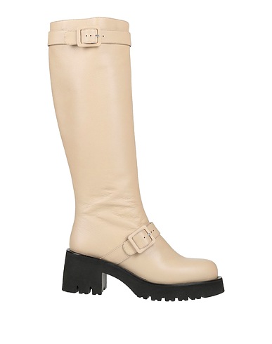 PALOMA BARCELÓ Boots Beige Leather