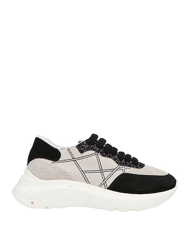 L4K3 Sneakers Grigio chiaro Fibre tessili, Pelle