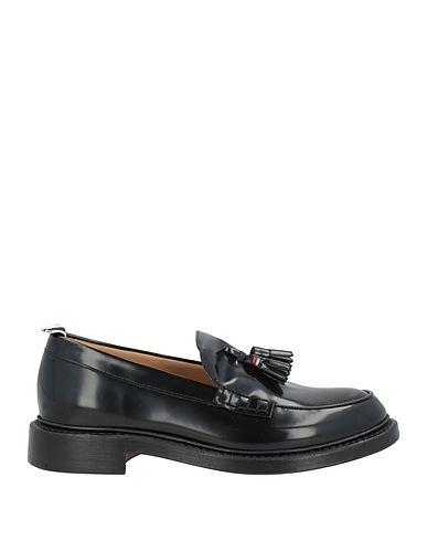 THOM BROWNE Loafers Black Leather