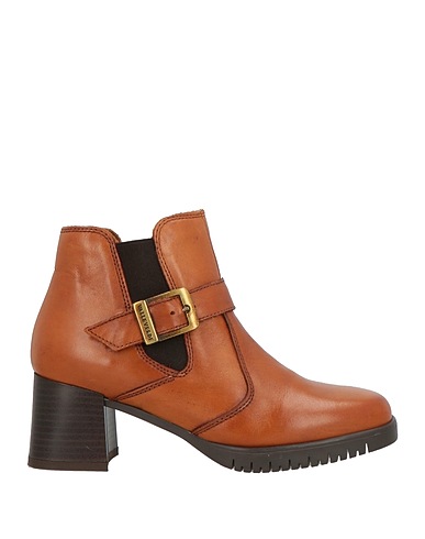 VALLEVERDE Ankle boot Tan Leather