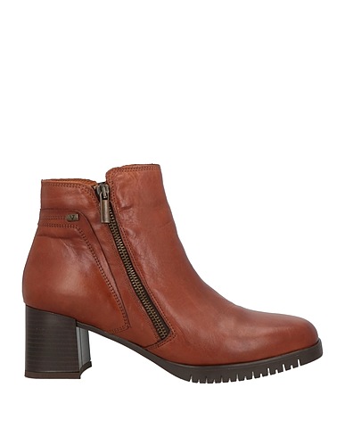 VALLEVERDE Ankle boot Tan Leather