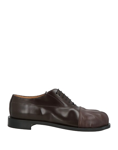 JW ANDERSON Schnürschuhe Schokobraun 100% Kalbsleder