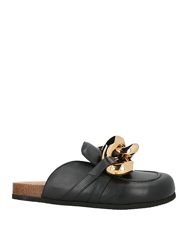 JW ANDERSON Mules and clogs Black Calfskin