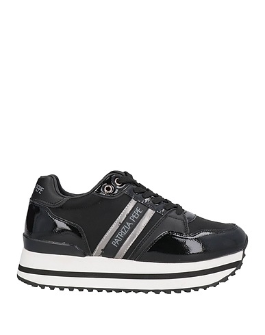 PATRIZIA PEPE Sneakers GIRL Black Textile fibers
