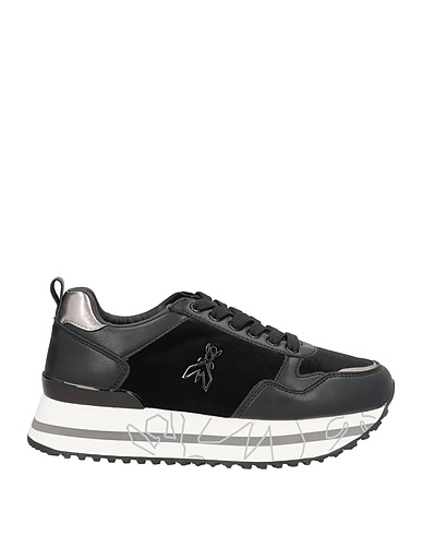 PATRIZIA PEPE Sneakers GIRL Black Textile fibers