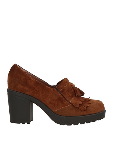 ROMAGNOLI Mokassins Khaki Leder